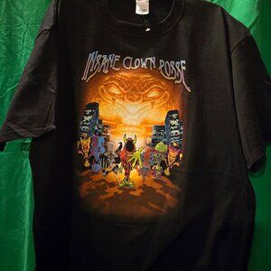 New! Never Worn. Vintage Livna Unisex Insane Clown Posse Black ICP T-Shirt 2XL